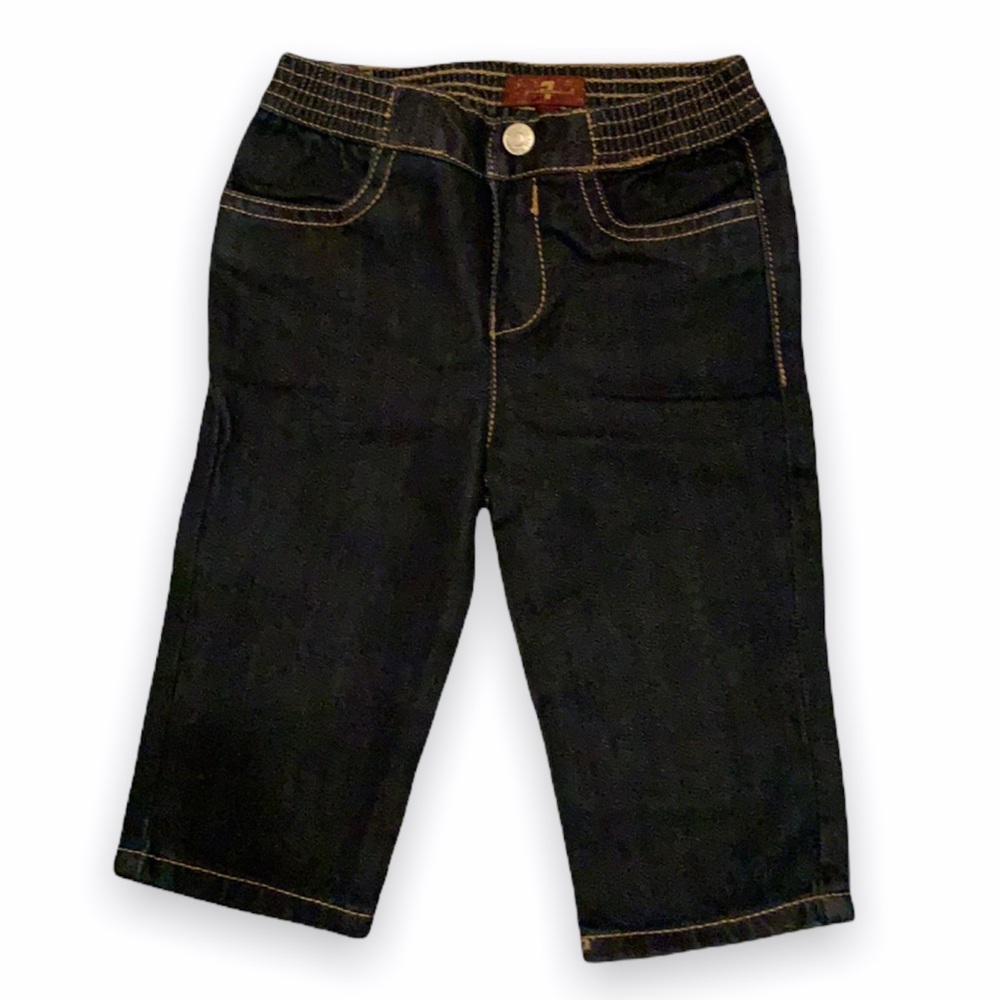 7 For All Mankind Dark Denim Jeans Size 6/9 months